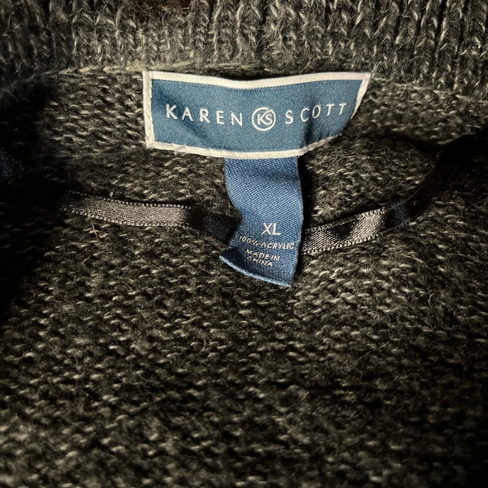 Karen Scott sweater cardigan